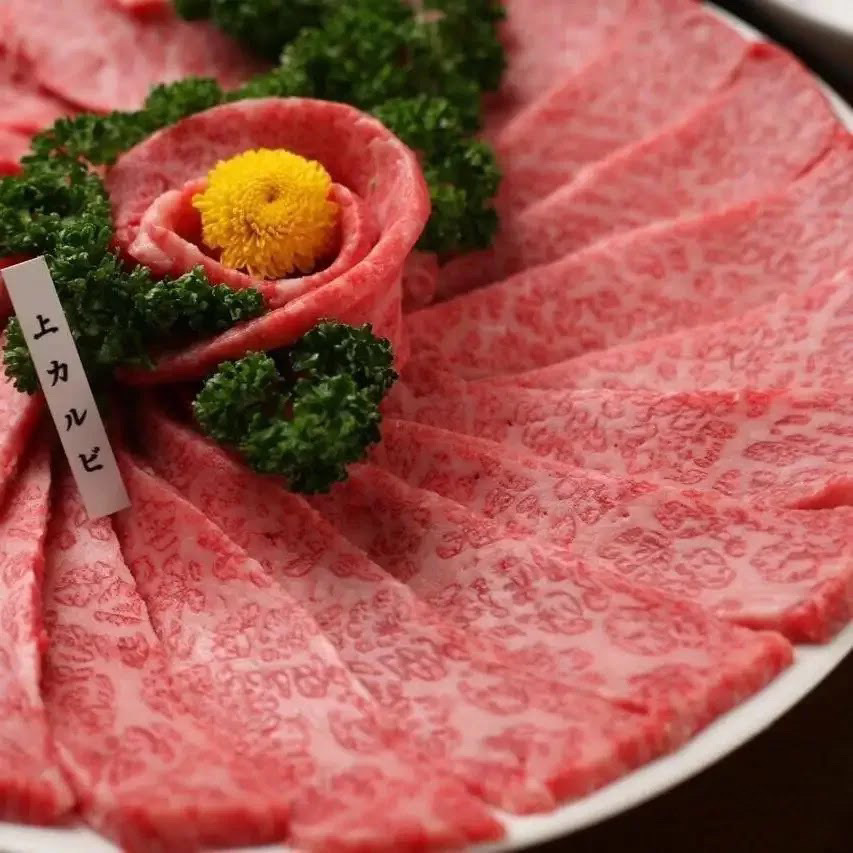 滋賀の焼肉店の料理